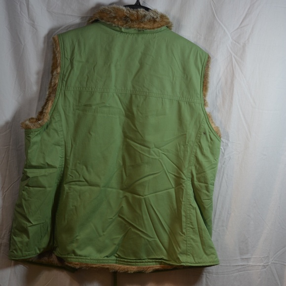 GAP REVERSIBLE VEST FUN FUR LINED SZ XL NWT - Picture 4 of 4